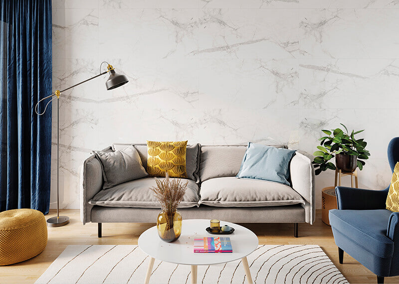 SPC стенни панели Vilo №108164 Calacatta Snow 60x120