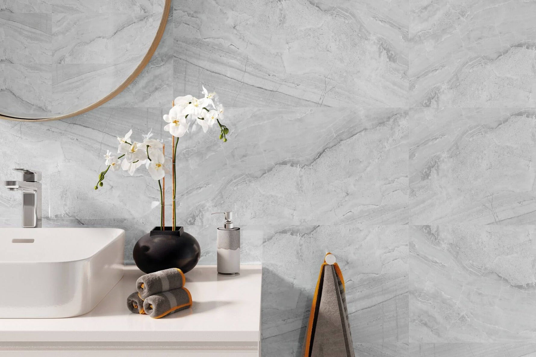 SPC стенни панели Vilo №108166 Ash Grey 60x120