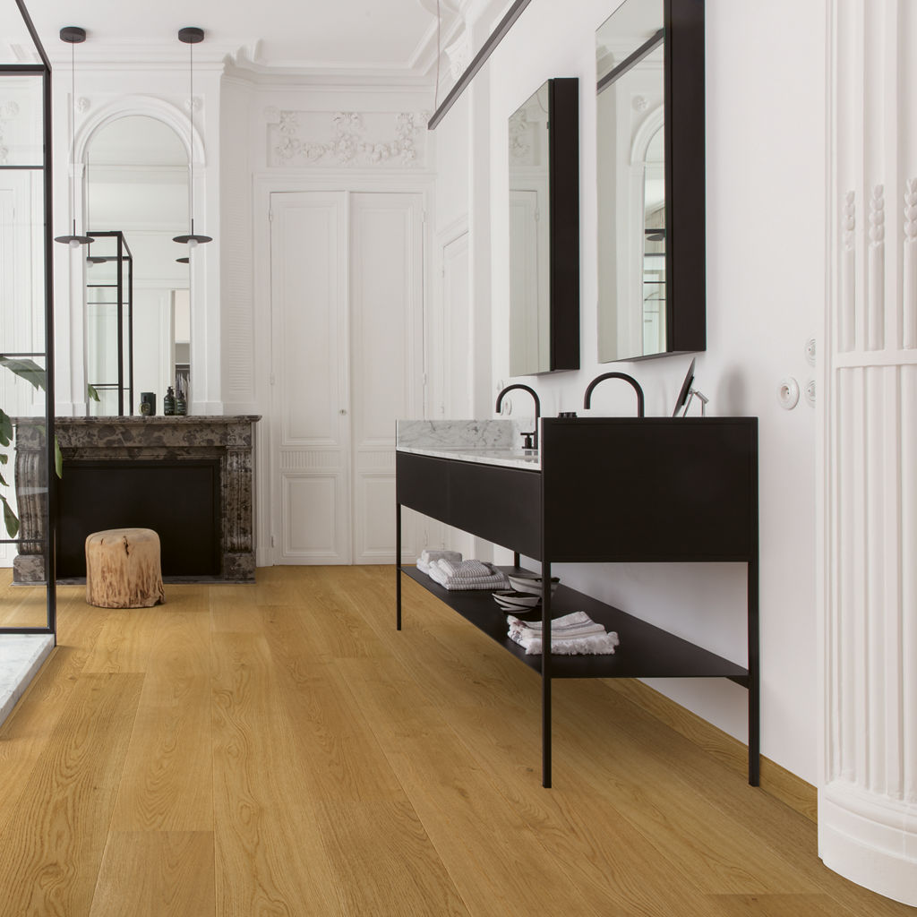 Трислоен паркет Quick-Step 6032 Natural oak extra matt/ Дъб натурален екстра мат
