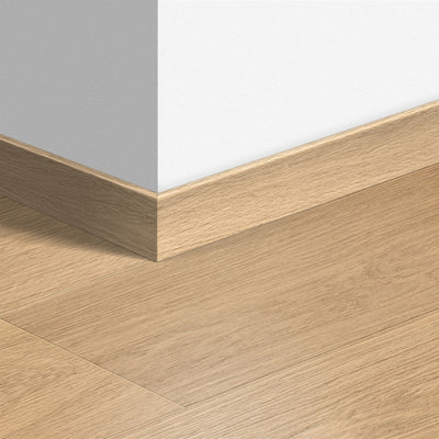 Перваз MDF Quickstep 1283 Дъб бял лакиран QSSK01283 58x12мм, 2.40м