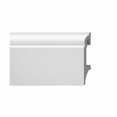 Перваз VOX Espumo 301 Бял 80x16мм, 2.4м