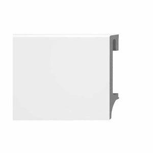Перваз VOX Espumo 401 Бял 100x16мм, 2.4м