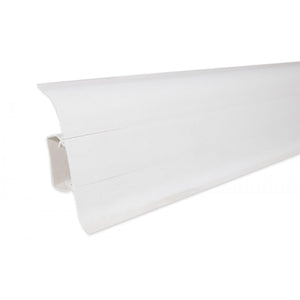 Перваз с кабелен канал VILO Flex 501 Бял 55x21мм, 2.5м