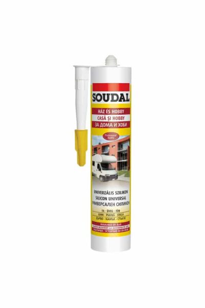 Универсален силикон SOUDAL прозрачен 280мл.