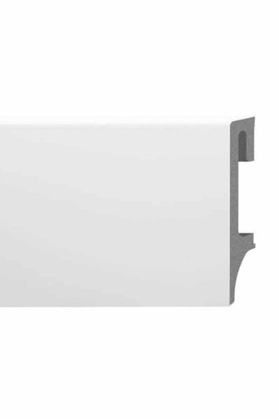 Перваз VOX Espumo 201 Бял 80x16мм, 2.4м