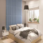 Тапициран стенен панел Vilo Regular 1 Морско синьо 30x60 см - Image 2