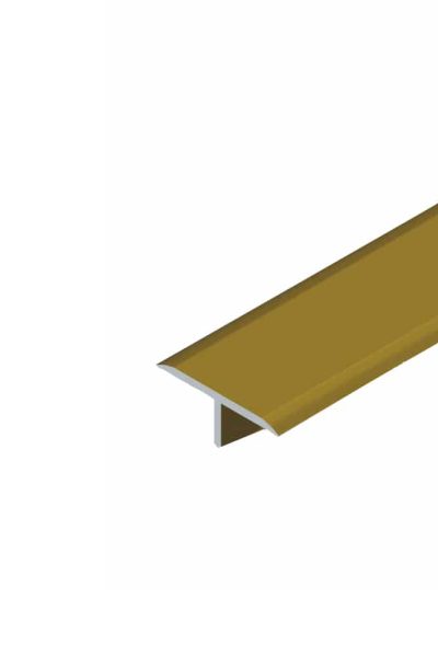 Алуминиева лайстна Т-профил EL2110 Злато 20мм, 2.7м