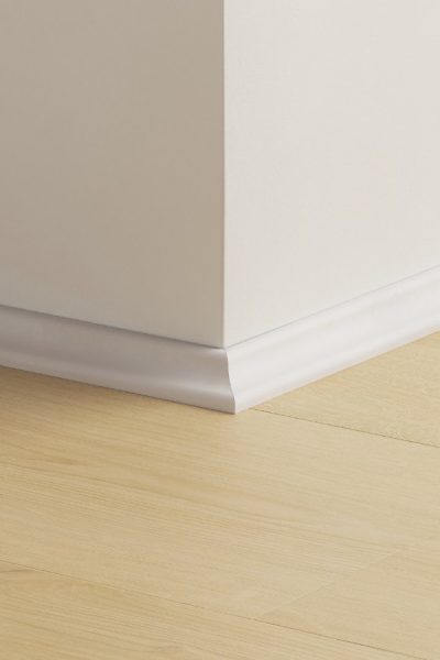 Перваз MDF Quickstep Бял за боядисване 17мм, 2.40м