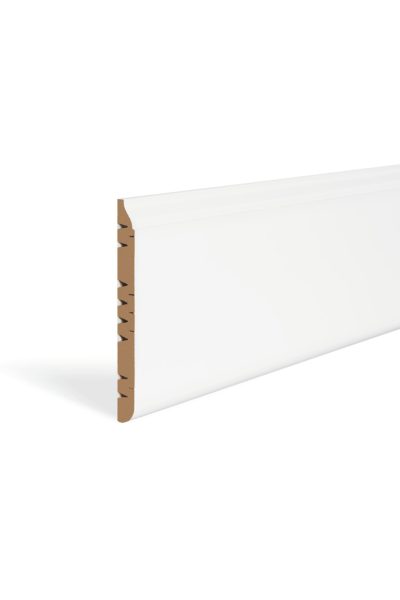 Перваз MDF Quickstep Ovolo Бял 160x16мм, 2.40м