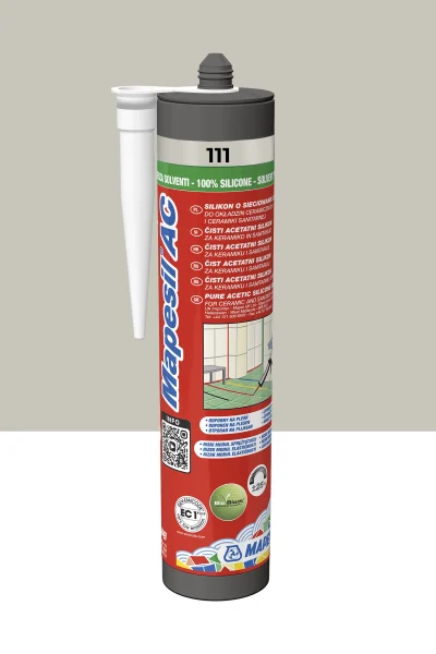 AC уплътнител Mapei Mapesil 111 Сребро 310мл.