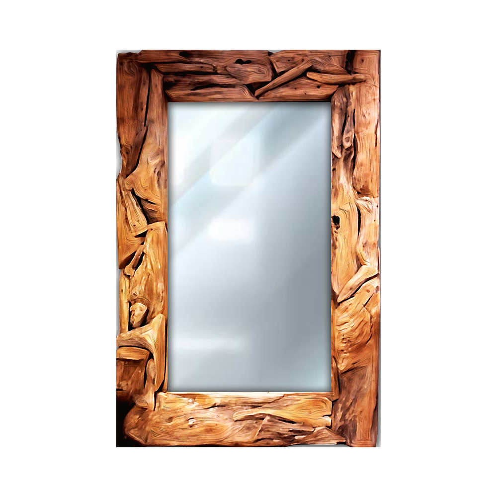 108634 Огледало Тиков корен 80x120см - Image 1