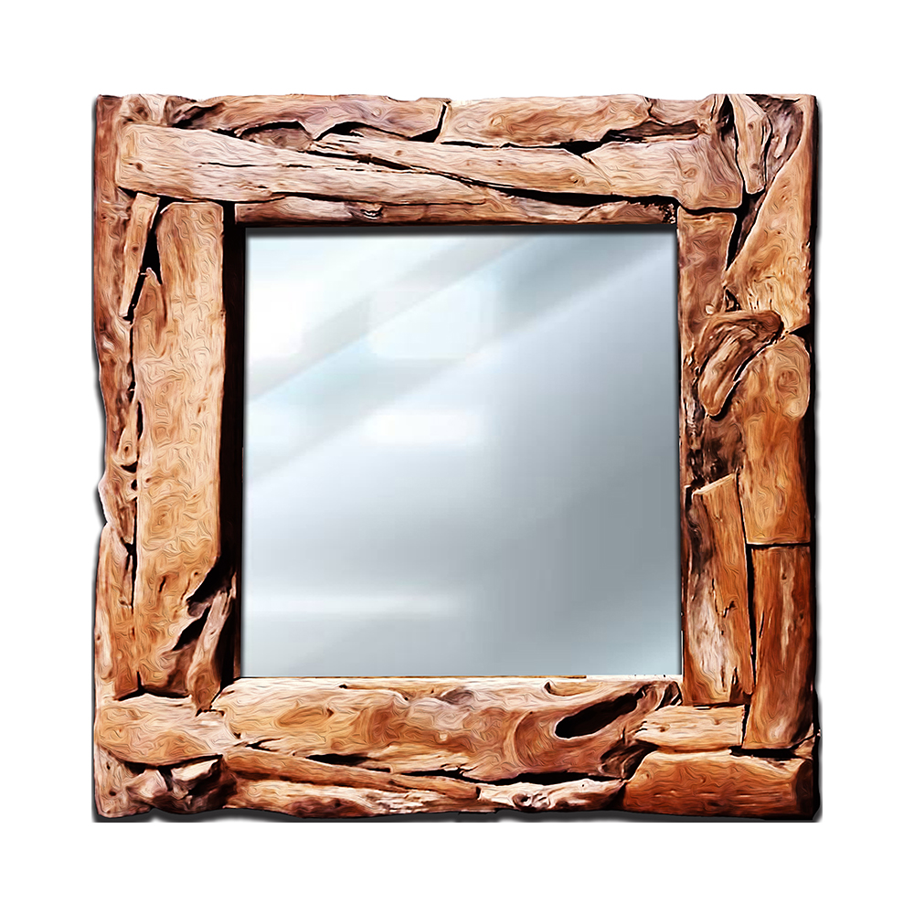108659-2 Огледало Тиков корен 60x60см - Image 3