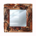 Огледало Тиков корен 60x60см