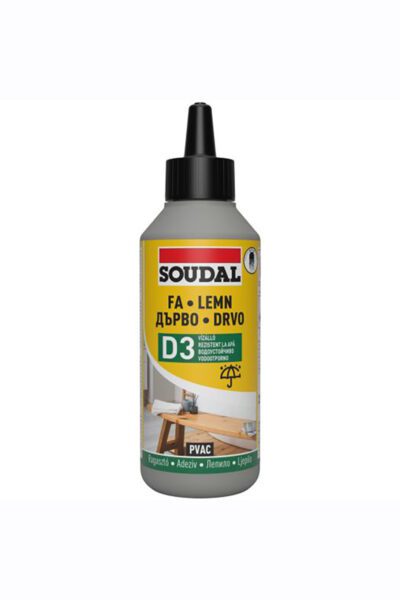Водоустойчиво лепило Soudal 65A клас D3 250г