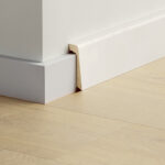 Перваз водоустойчив Quickstep Бял за боядисване 129мм, 2.40м - Image 3